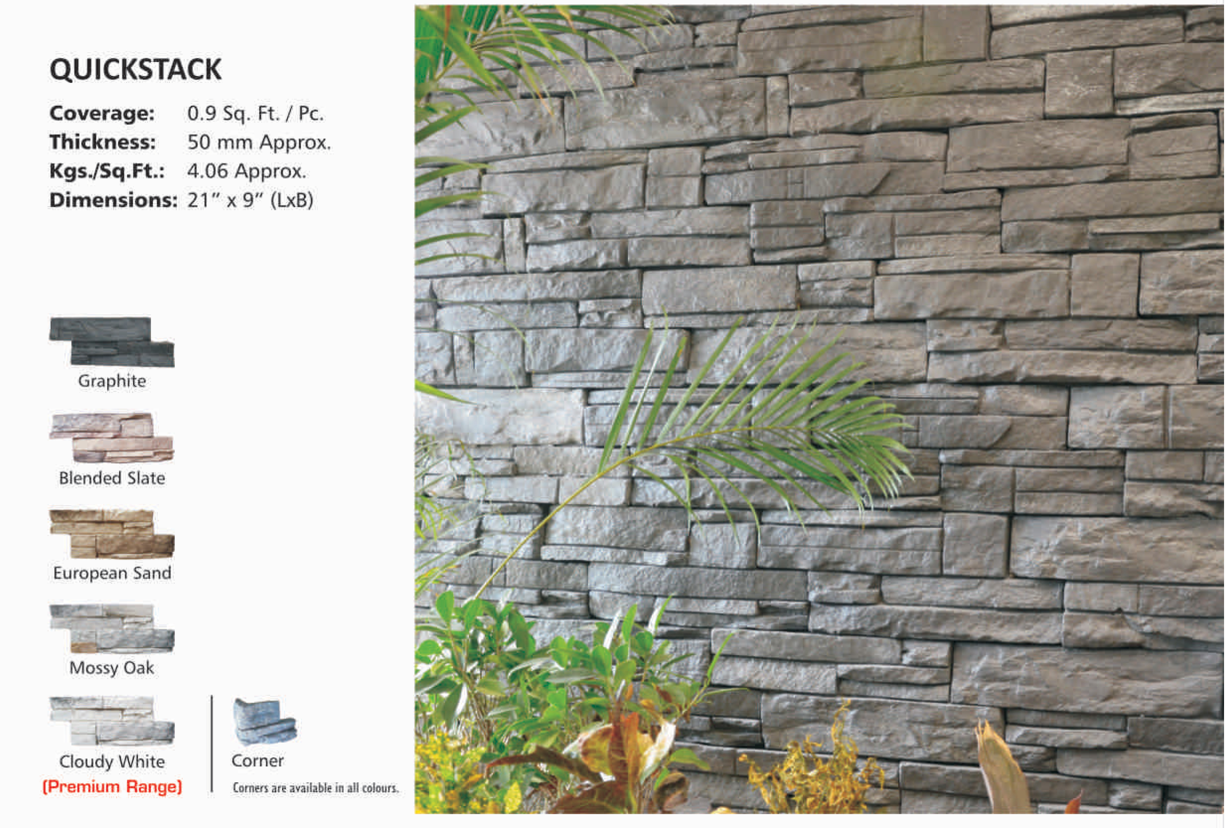 Flex Stone 2 - Wall Tiles